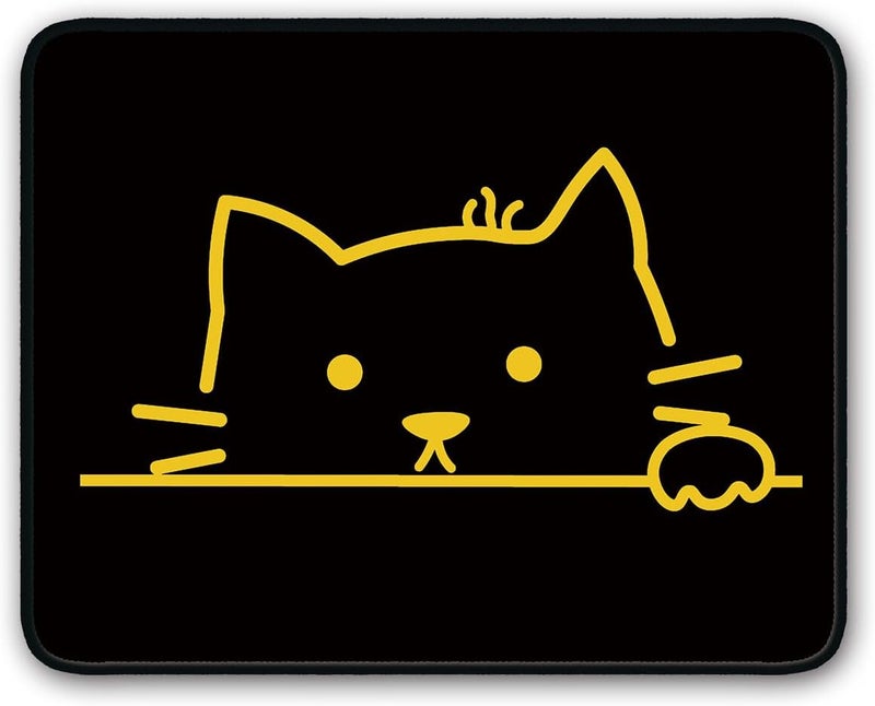Flodirise Non-Slip Mouse Pad Small Mousepad for Computer, Laptop, Gamer, Cat Pattern, 8x10 inch - Image 1